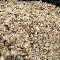 A closeup image of hog mash